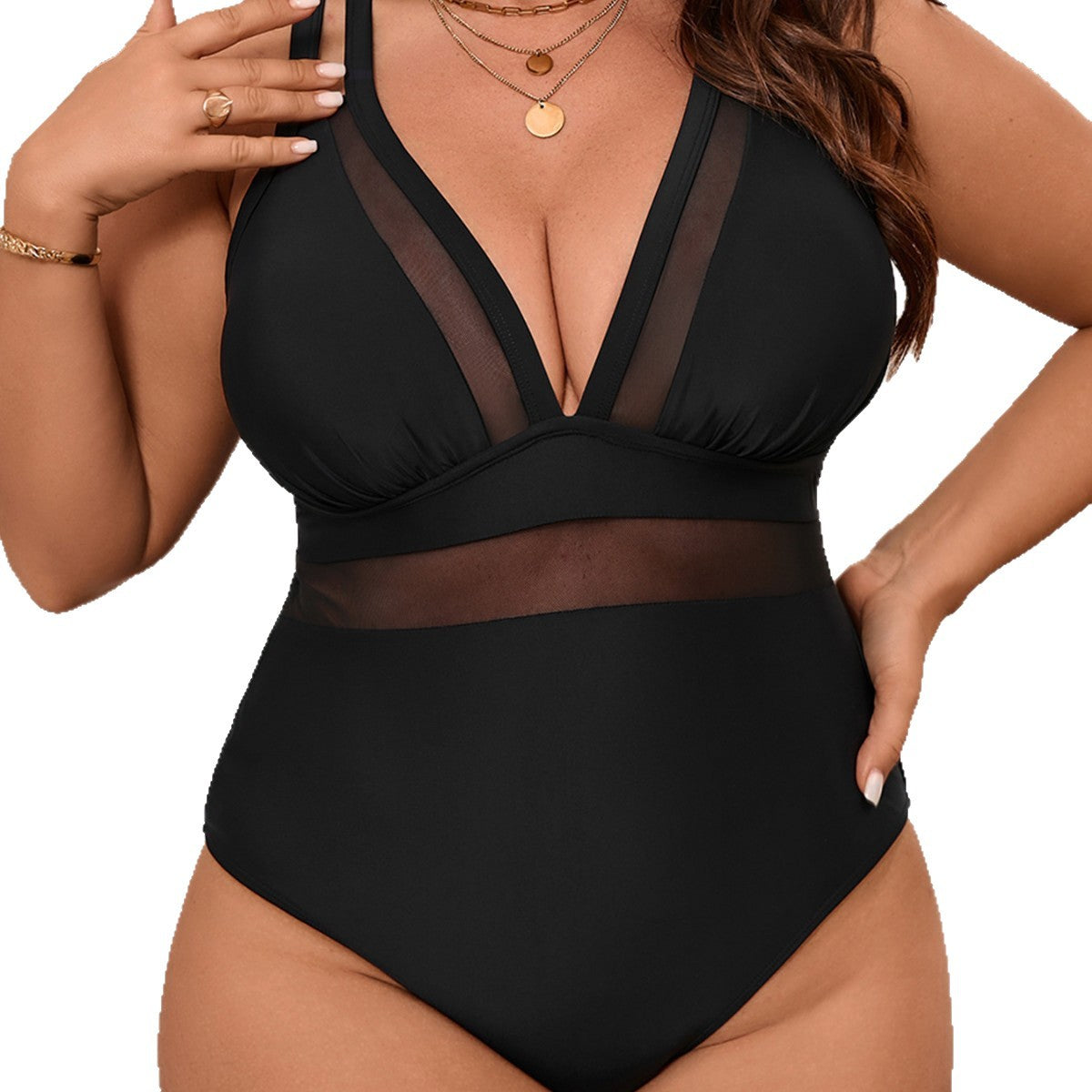 Women’s Crisscross Back One-Piece Swimsuit: Sleek Body-Shaping Fit
