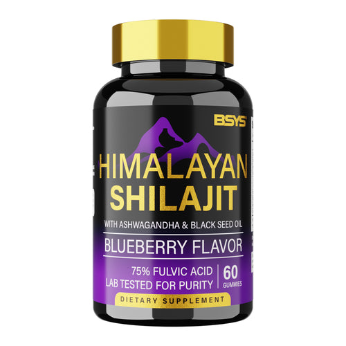 60 Counts BSYS SHILAJIT GUMMIES for Energy