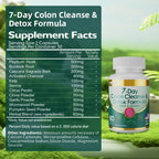 7-Day Colon Cleanse & Detox Formula Capsulese - Sixin1