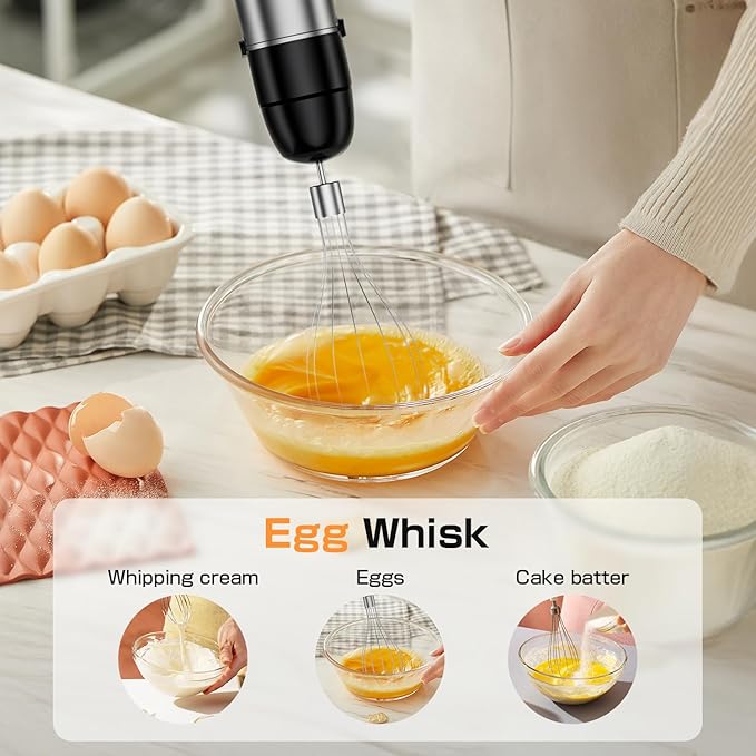 Immersion Blender Handheld 1100W - 3 in 1 Hand Blenders Set