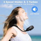 Ultra Quiet Hands Free USB Fan