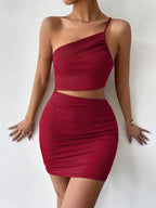 One-Shoulder Glam Sleek & Sexy Bodycon Dress