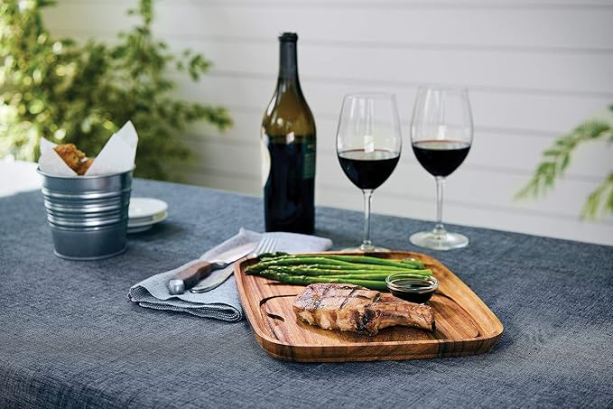 Gourmet Steak Plate - Acacia Wood