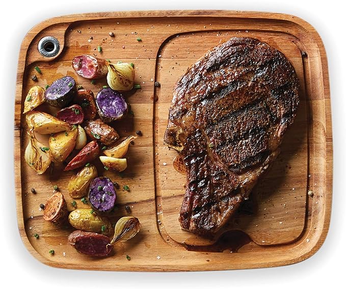 Gourmet Steak Plate - Acacia Wood