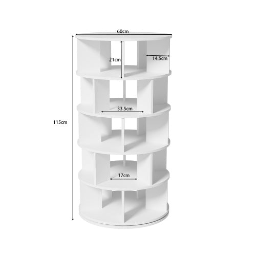 Rotatable Shoe Rack, Round, Height 115 Cm, Width 60 Cm