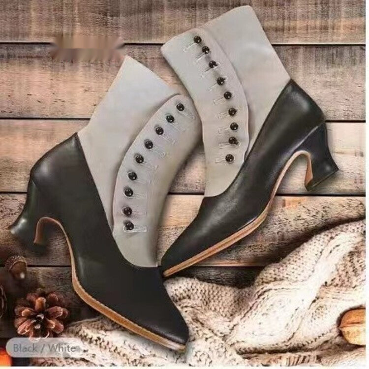 Pointed-toe Horseshoe Women's Boots