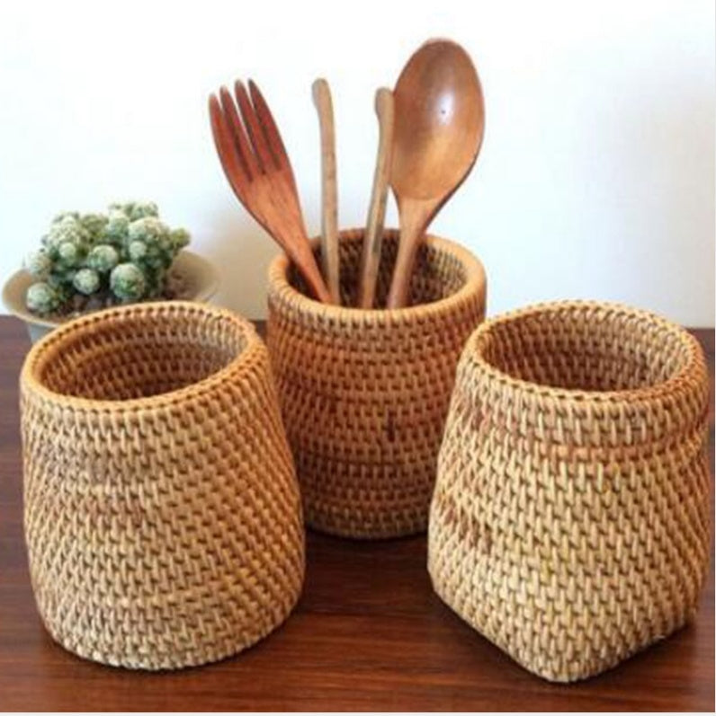 Woven Storage Box – Decorative Organizer Basket for Home and Office