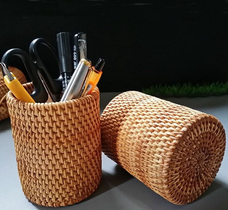 Woven Storage Box – Decorative Organizer Basket for Home and Office