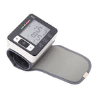 Wrist Blood Pressure Monitor – Adjustable Wrist Cuff, 90-Reading Memory, Digital BP Machine for Home & Clinical Use