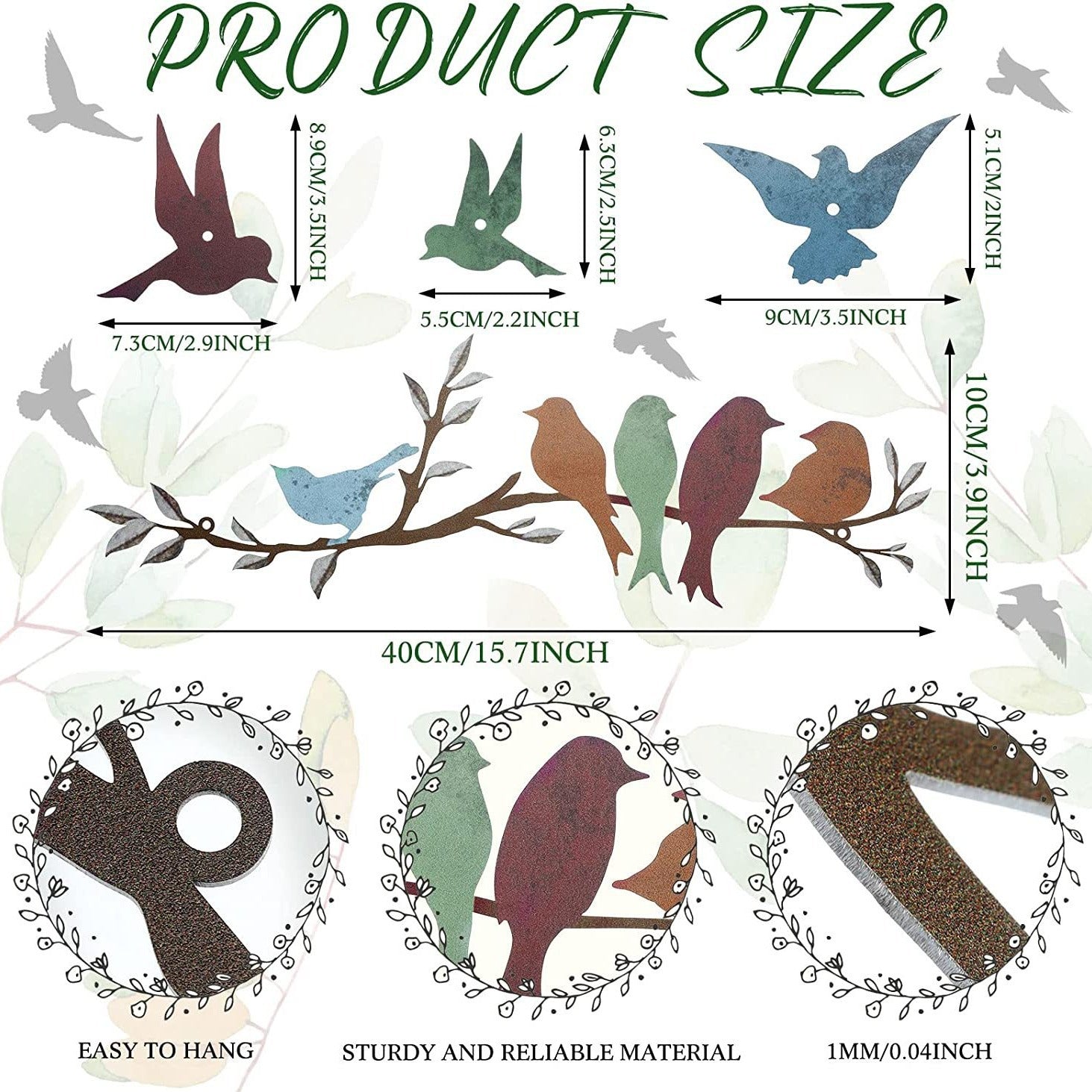 Bird Branch Wall Decoration