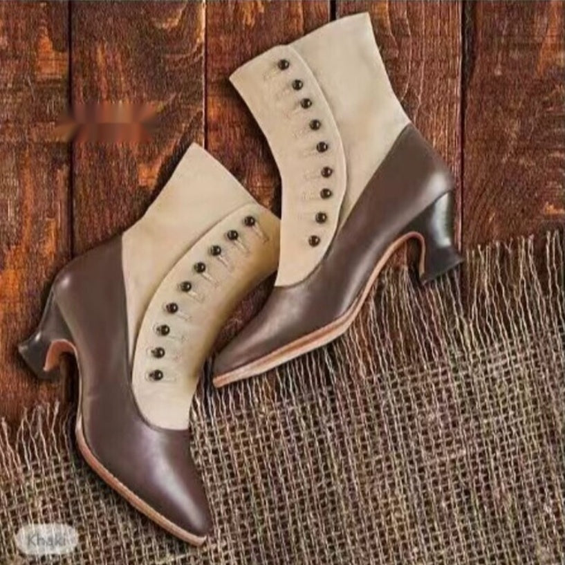 Pointed-toe Horseshoe Women's Boots