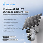 4G LTE Solar PTZ Security Camera 2.5K: Wireless Outdoor Camera with Battery & Remote Access (GW-B20-CN)