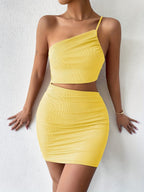 One-Shoulder Glam Sleek & Sexy Bodycon Dress