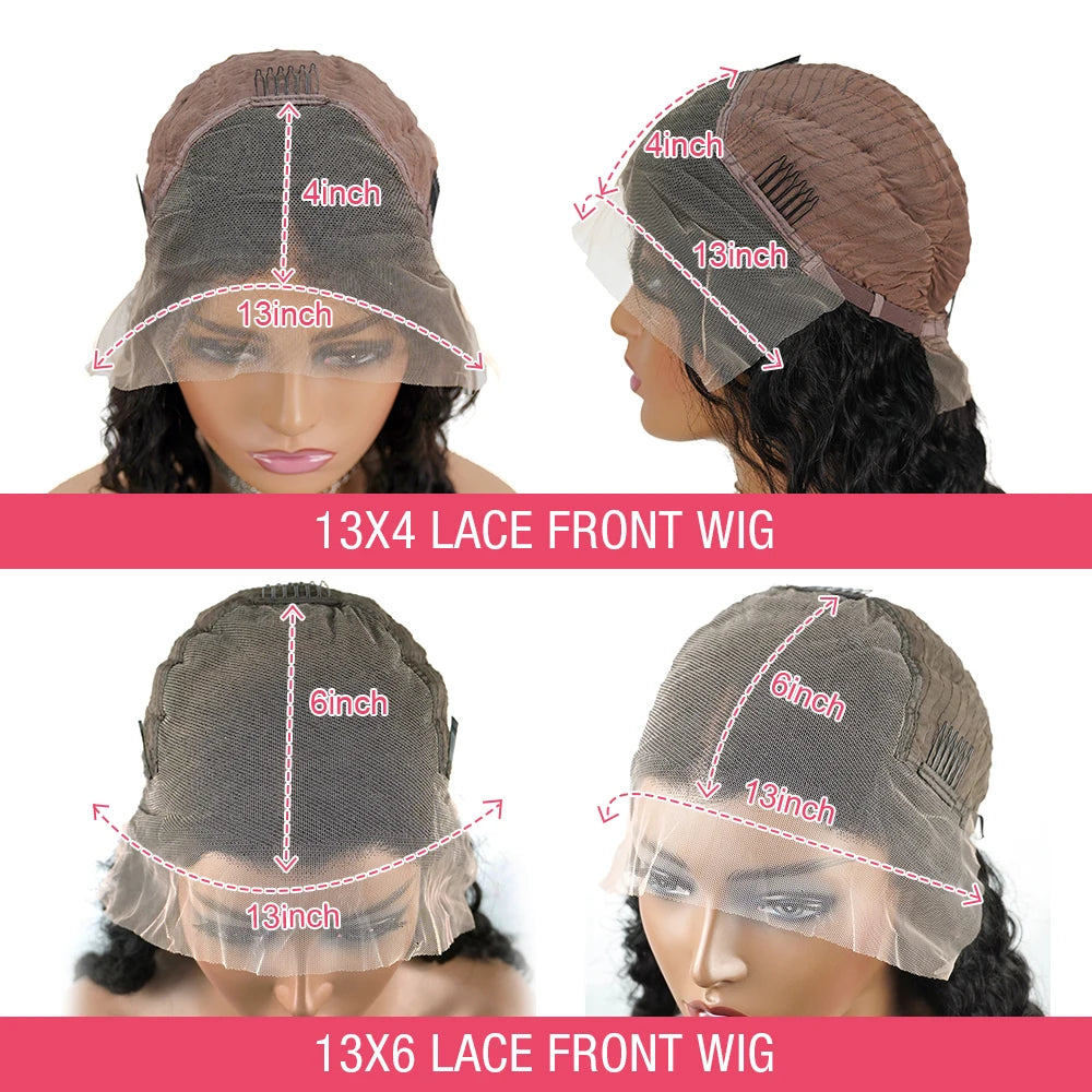 300 Density Loose Deep Wave 13x6 Hd Lace Front Human Hair Wig For Women Brazilian Curly Glueless Wigs On Clearance Sale 30 inch