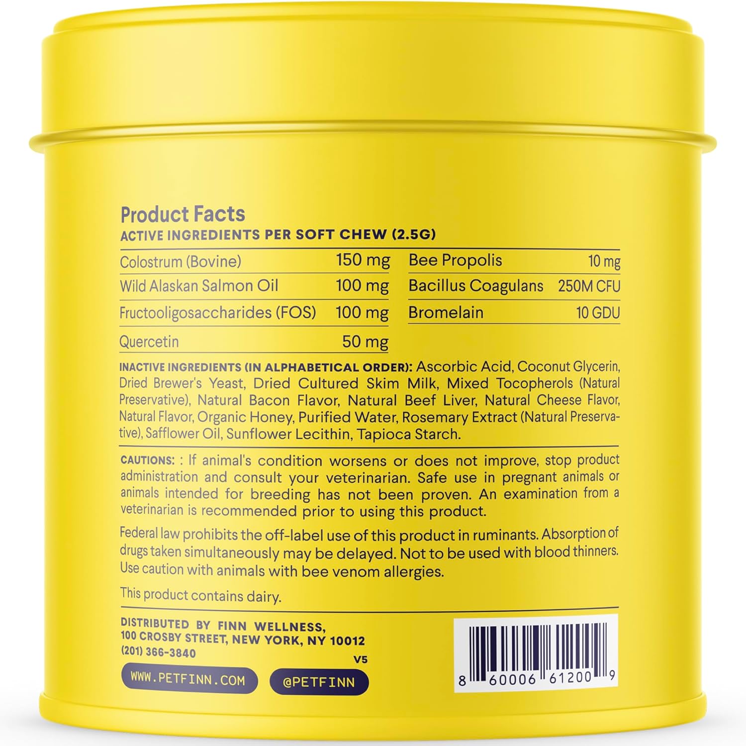 Finn Allergy & Itch Relief for Dogs – 90 Soft Chews