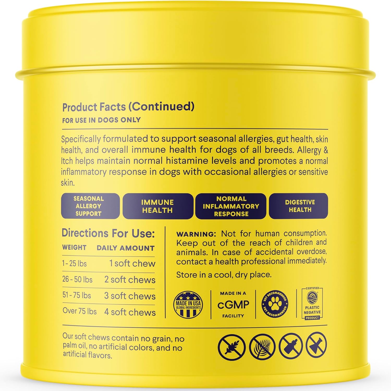 Finn Allergy & Itch Relief for Dogs – 90 Soft Chews