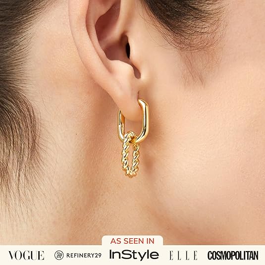 Ana Luisa Hypoallergenic Double Hoop Earrings