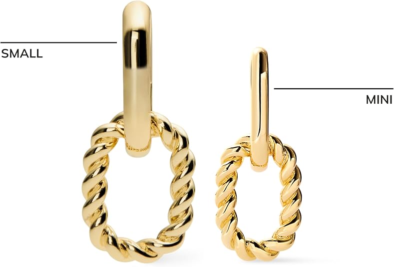 Ana Luisa Hypoallergenic Double Hoop Earrings
