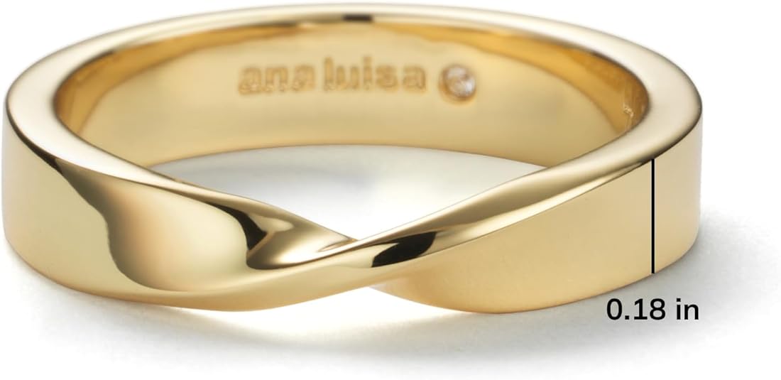 Ana Luisa 14K Gold Plated Stacking Rings for Women  Alternative options: