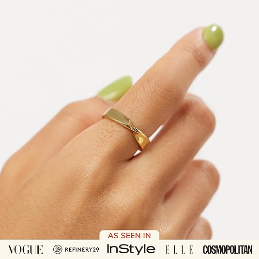 Ana Luisa 14K Gold Plated Stacking Rings for Women  Alternative options: