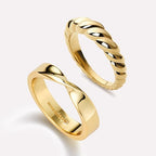 Ana Luisa 14K Gold Plated Stacking Rings for Women  Alternative options: