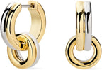 Ana Luisa Asher Small Huggie Hoop Earrings