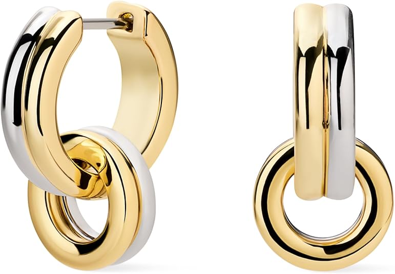 Ana Luisa Asher Small Huggie Hoop Earrings