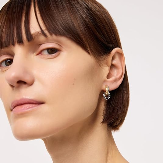 Ana Luisa Asher Small Huggie Hoop Earrings