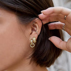 Ana Luisa Asher Small Huggie Hoop Earrings