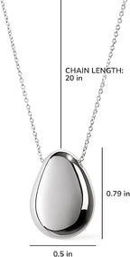 Ana Luisa Pebble Pendant Necklace – Gold or Silver