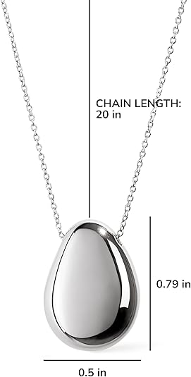 Ana Luisa Pebble Pendant Necklace – Gold or Silver