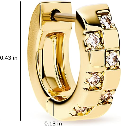 Ana Luisa Eden Hypoallergenic Chunky Hoops