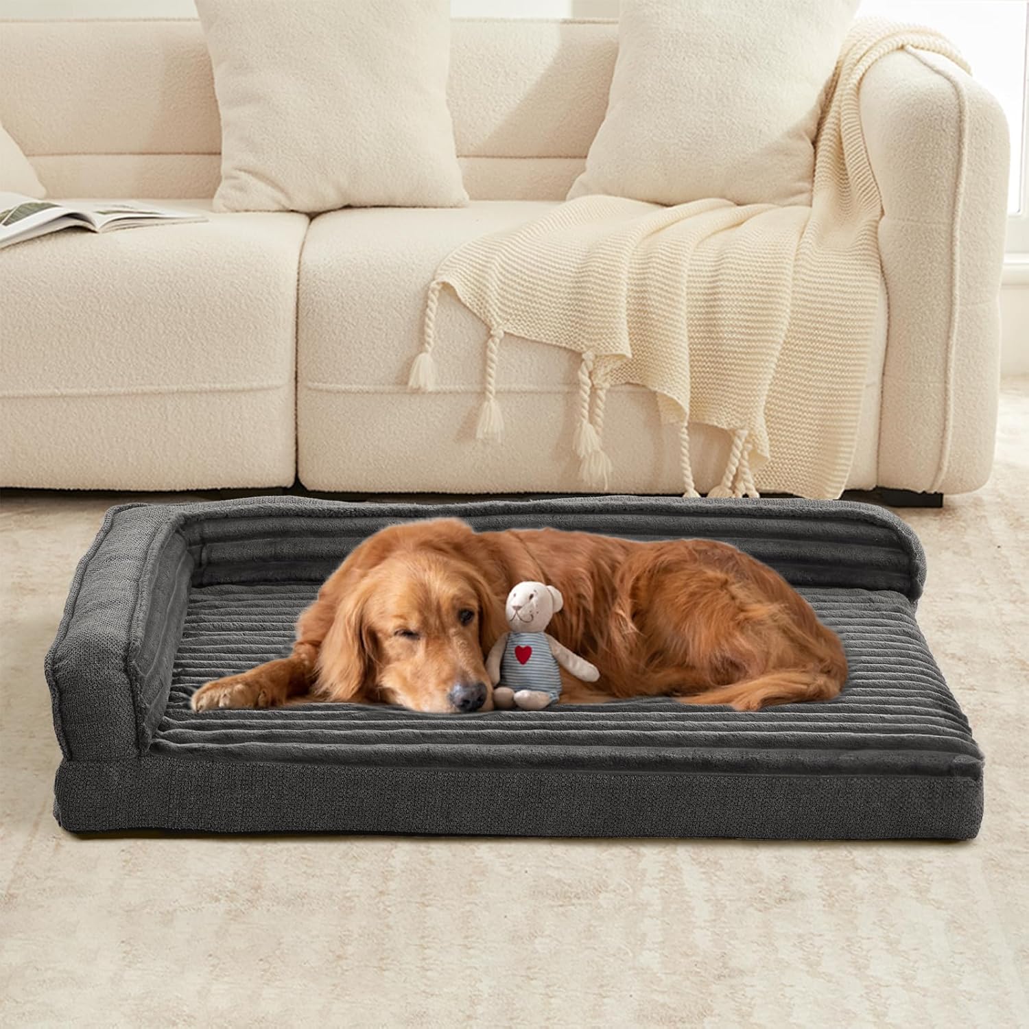 WINDRACING Orthopedic Dog Bed XL – Waterproof, 40”×28”