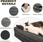 WINDRACING Orthopedic Dog Bed XL – Waterproof, 40”×28”