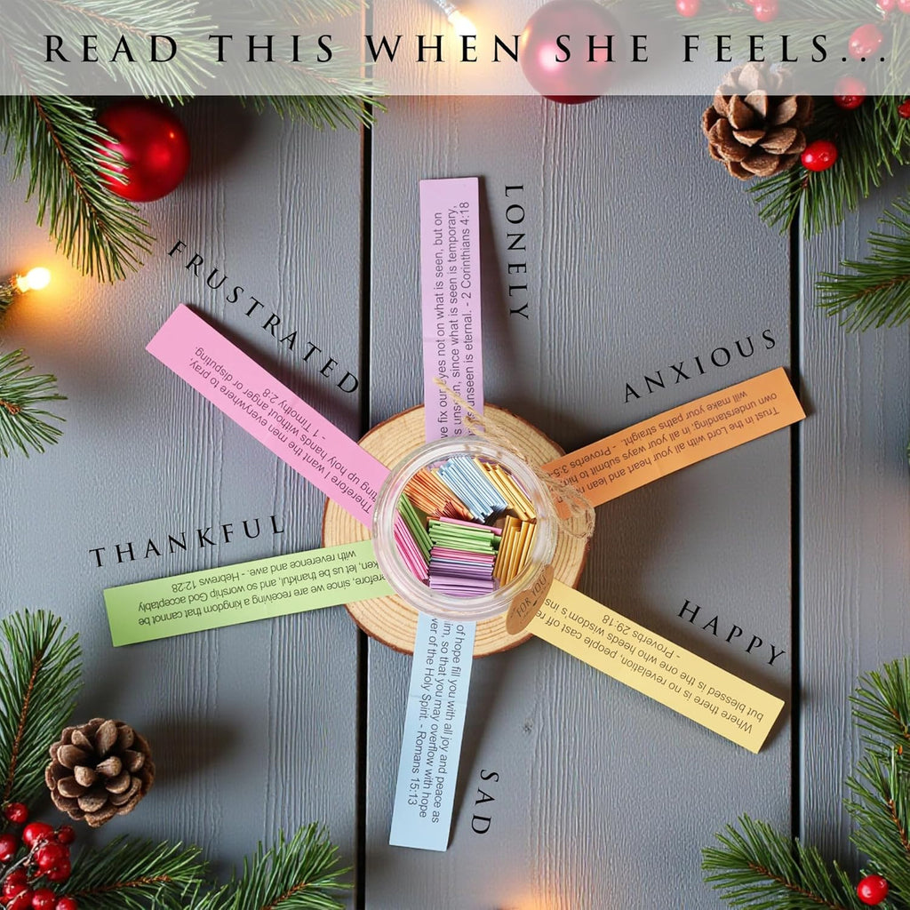 Inspirational Scripture Jar (Gift of Comfort & Hope)