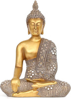 Gold Buddha Statue for Home Décor (10.4”)