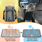 SlowTon Small Dog Car Booster Seat (Up to 11 lbs)