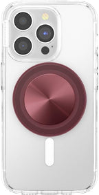 PopSockets MagSafe Phone Grip with Kickstand (Alum Radial Oxblood