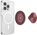 PopSockets MagSafe Phone Grip with Kickstand (Alum Radial Oxblood