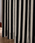 Liam Striped Linen-Blend Custom Curtains