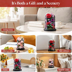 Forever Preserved Rose Flower, 7.48” – Meaningful Gift for Women