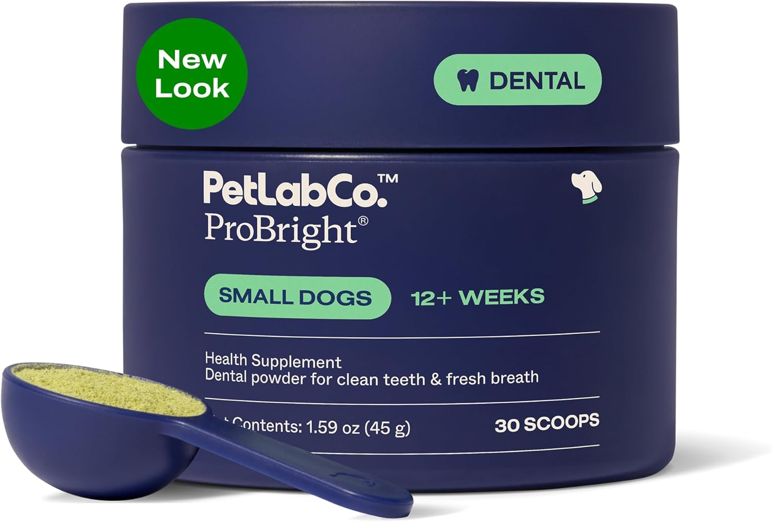 Dog Dental Powder for Tartar & Bad Breath (Small Dogs)