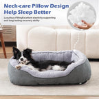 NVENHO Orthopedic Dog Bed for Medium Dogs (30”×24”)