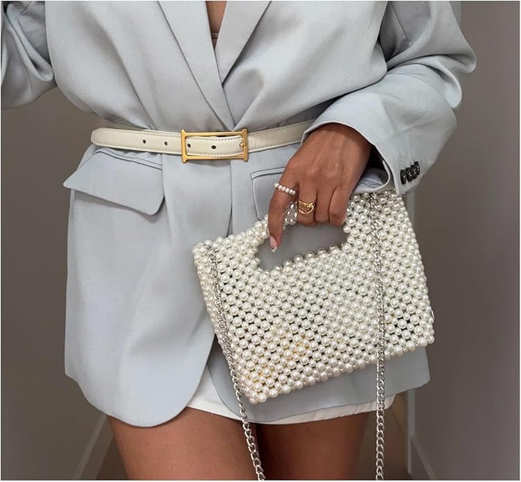 Dolce Vita Linzy Embellished Pearl Handbag