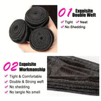 Allove Hair Brazilian Body Wave 3 Bundles