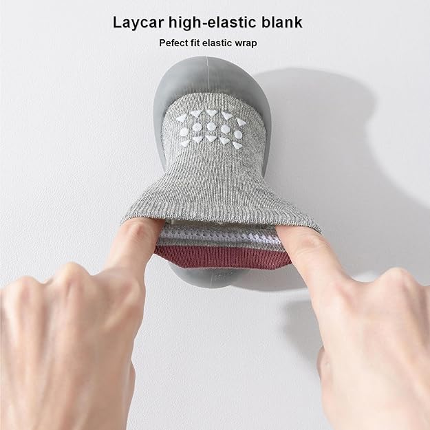 Toddler Walking Sock Shoes with Rubber Sole