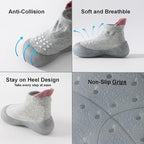 Toddler Walking Sock Shoes with Rubber Sole