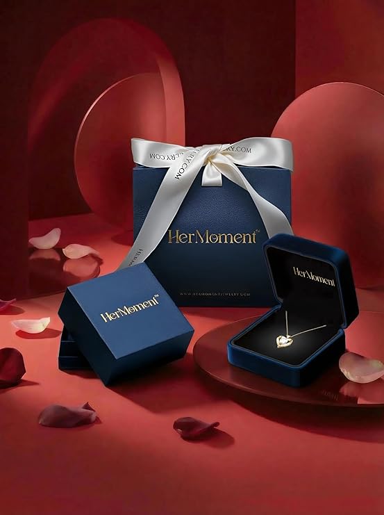 Gold Moissanite Necklace (Timeless Luxury Shine)