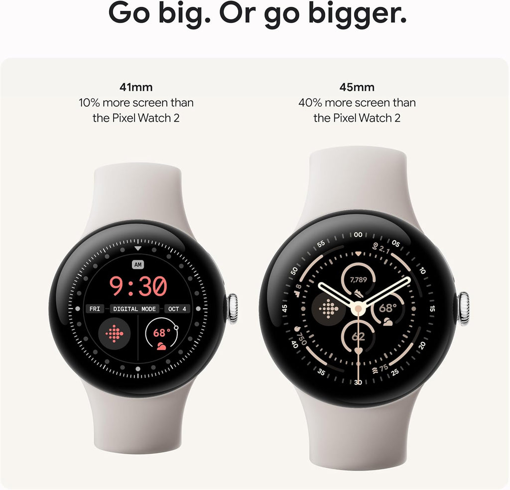 Google Pixel Watch 3 (45mm), Android Smartwatch, Wi-Fi