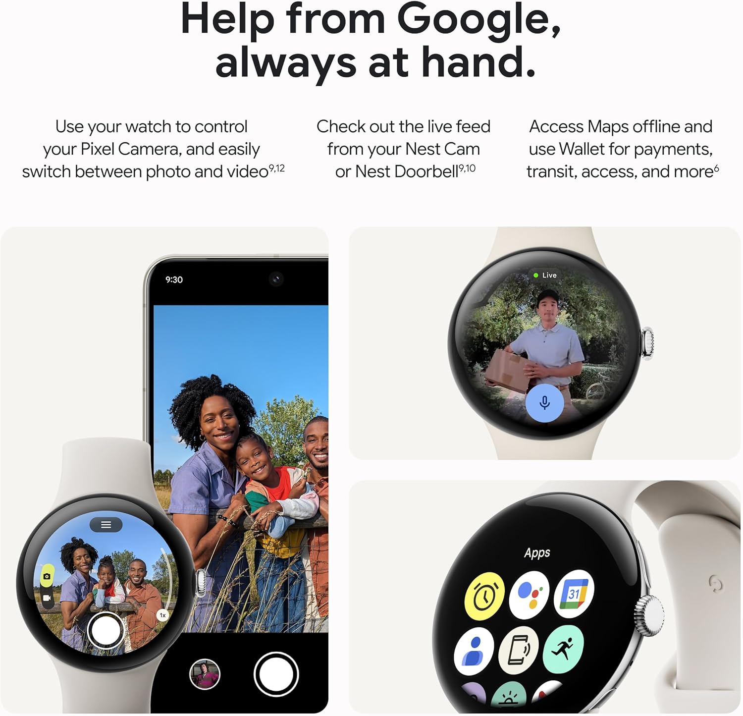 Google Pixel Watch 3 (45mm), Android Smartwatch, Wi-Fi